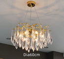 GobekUsa Gold LED Branch Chandelier for Living Room, Bedroom, Hotel - Modern Luxury Aluminum Pendant Light