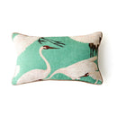 GobekUsa Dancing Crane Decorative Cushion Cover: High Grade French Retro Pillow Case 45x45cm