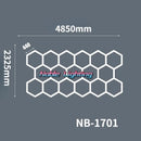 GobekUsa Hexagon LED Ceiling Light for Barbershop and Garage Hair Salon