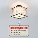 GobekUsa Lotus Chinese Chandelier Ceiling Lamp Simple Corridor Painting LED Lighting