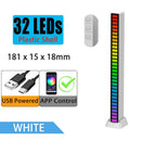 GobekUsa LED Sound Control Light Bar with Bluetooth for Car Room TV Decoration