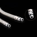 GobekUsa 60cm Stainless Steel Flexible Plumbing Pipes for Cold Hot Mixer Faucet Water Supply