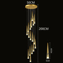 Modern Crystal Staircase Chandelier Pendant Light