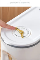 GobekUsa Large Capacity Rice Dispenser Kitchen Grain Container Moisture Proof Cereal Storage Box