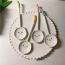 GobekUsa Cute Cat Ceramic Spoon for Coffee, Desserts, and Ice Cream