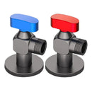 GobekUsa Angle Valve: Wall Mounted Water Volume Toilet Inlet One Out, Cold Hot.