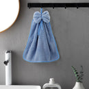 GobekUsa Coral Velvet Soft Hand Towels Super Absorbent for Kitchen Bathroom Home Hair