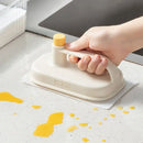 GobekUsa Kitchen Cleaning Brush with Replaceable Head for Glass & Wall Cleaning