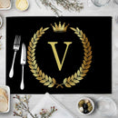 GobekUsa Kitchen Table Mats Set of 4, 42*32cm, Cotton Linen Coasters for Dining Home Decor