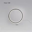 GobekUsa Designer Ring LED Wall Light: Minimalist Nordic Decor Lamp for Living Room Atmosphere.