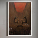 GobekUsa Beksinski Prints: Surreal Gothic Art Poster, Psychedelic Characters, Polish Surrealism
