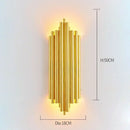 GobekUsa Crystal Gold LED Wall Sconce Modern Light for Bedroom Living Room Home Decor