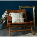 GobekUsa Boho Leaf & Geometry Tufted Cushion Cover with Tassels: Modern, Soft Woven Decor
