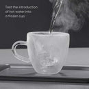GobekUsa Heart-Shaped Glass Coffee Cup - Double Bottom Glass Mug for Drinks
