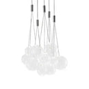 GobekUsa Glass Ball LED Pendant Light Fixture for Home Decor and Lighting in Various Rooms