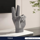 GobekUsa Gesture Art Decor for Home Office Living Room Bookcase Wine Cabinet