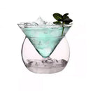 GobekUsa 150ml Stemless Martini Chiller Ball Base Cocktail Glass Cup