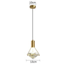 GobekUsa Diamond Crystal Wall Lamp for Bedroom Living Room Staircase Indoor Lighting