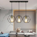 GobekUsa Industrial LED Hanging Pendant Light Fixture for Dining Room and Living Room
