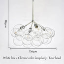 GobekUsa Bubble Chandelier: High Quality LED Lighting for Bedroom and Lounge