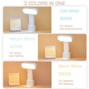 GobekUsa LED Nightlight: Rechargeable 3-Color Table Lamp & Handheld Light