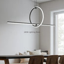GobekUsa LED Geometric Pendant Lights for Modern Living Room Decor