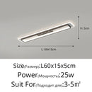 GobekUsa LED Chandelier Lights Remote Dimming Black White Modern Long Living Room Bedroom Hall Lamps