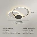 GobekUsa Circles LED Ceiling Lights Modern Minimalism Dimmable Bedroom Lamp Fixtures