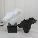 GobekUsa Irregular Resin Flower Vase Home Decor Floral Arrangement Sculpture