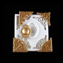 GobekUsa Lace Embossing Mold for Fondant, Chocolate, and UV Resin Crafts