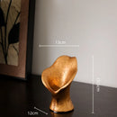 GobekUsa Black Gold Resin Handicrafts Display Vase Candlestick Home Decor