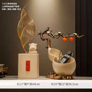 GobekUsa Chinese Gourd Key & Desktop Storage Decoration for Wealth Attraction