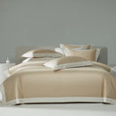 GobekUsa Lace Patchwork Bedding Set: 1200TC Egyptian Cotton Duvet Cover, Sheet, Pillowcases