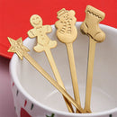 GobekUsa Christmas Coffee Spoons Gift Box - Stainless Steel Festive Cutlery Spoon Set
