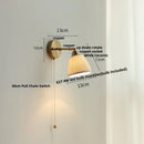 GobekUsa Ceramic LED Wall Lights Rotatable Modern Stair Light Fixtures