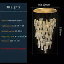 GobekUsa Duplex Building Chandelier: Modern, Luxurious, LED, Large, Creative, Villa Pendant Lamp