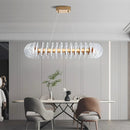 GobekUsa Coral Flower Crystal Chandelier: Modern Luxury LED Pendant Lighting for Home