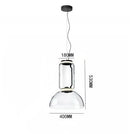 GobekUsa Heavy Glass Modern Chandelier Pendant Lamps for Living Room, Dining Room, and Store