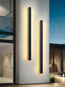 GobekUsa Black Waterproof LED Wall Light | Minimalist Outdoor Garden Balcony Terrace Decor