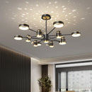 GobekUsa LED Chandelier: Modern Smart Remote Ceiling Light for Living Room Bedroom Dining Kitchen