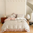 GobekUsa Egyptian Cotton Bedding Set Queen King Ru Double, Quilt Cover Sheet Pillowcase