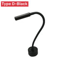 GobekUsa LED Reading Wall Lamp 3W Flexible Hose Sconce for Bedroom Study & Book Light