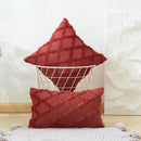 GobekUsa Embroidered Diamond Cushion Cover for Modern Living Room Decor