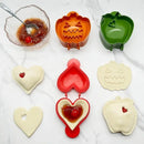 GobekUsa Hand Pie Molds Set: Holiday & Halloween Mini Dough Press for Baking & Pie Making