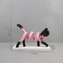 GobekUsa Abstract Cat Sculpture: Resin Handicrafts for Children's Room Decor