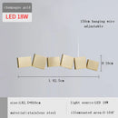 GobekUsa Box Shape Pendant Light for Dining Table Bar Kitchen Island Decor