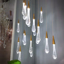 GobekUsa Gold Crystal Pendant Light: European Luxury LED Bar Lamp
