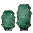 GobekUsa Green Sea Cucumber Glass Vase Terrarium for Home Decoration