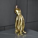 GobekUsa Golden Octopus Sculpture Candle Holder Candelabrum for Home Decoration
