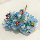 GobekUsa Blue Flower Stamen Berries Bundle for DIY Wedding Cake Decor